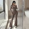 European And American Style Two-piece Textured Short Cardigan + High-waisted Slimming Trousers Commuting Suit
