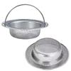 2piece Stainless Steel Drain Filter Easy To And Durable For Bathroom And Kitchen Sinks Sink Filter