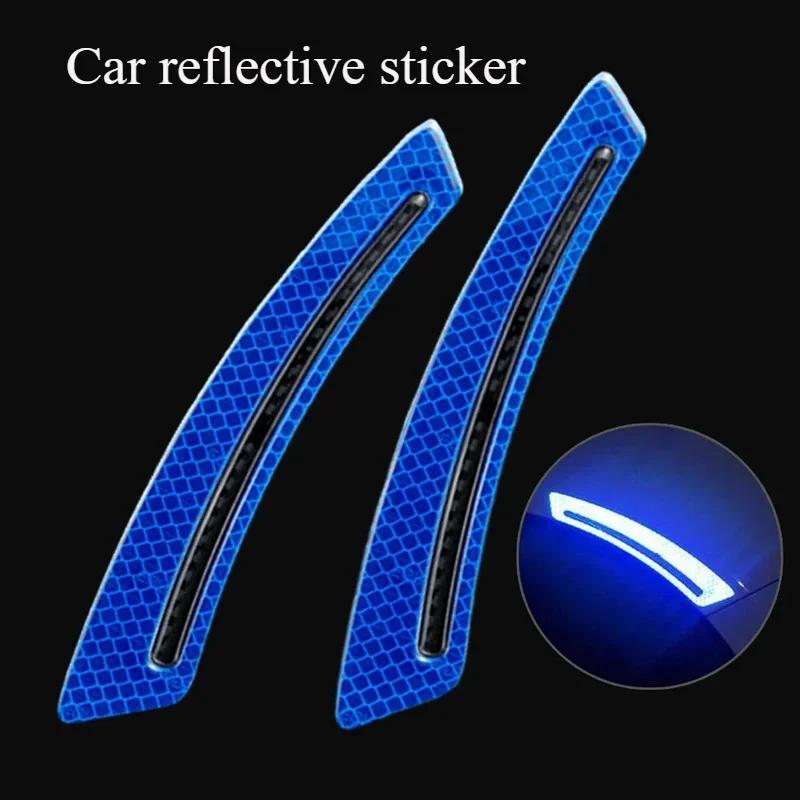 Practical Glossy Reflective Sun-resistant Car Fender Protector Wheel Arch Mouldings Sticker Wheel Eyebrow Sticker Decorative