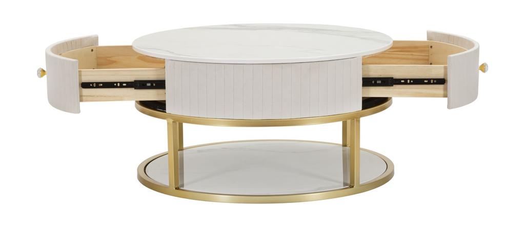 Coffee Table Montpellier Cream Cm Ø 75X36