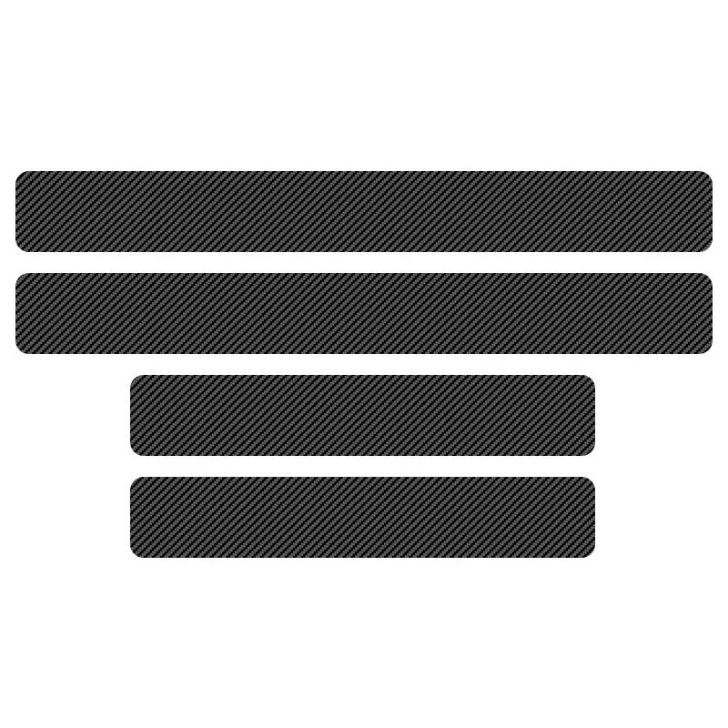 Car Hot 2025 Car Door Plate Carbon Fiber Threshold Protector Sticker Decals For Honda Civic Fit Jazz Accord Pilot Passport Stepw