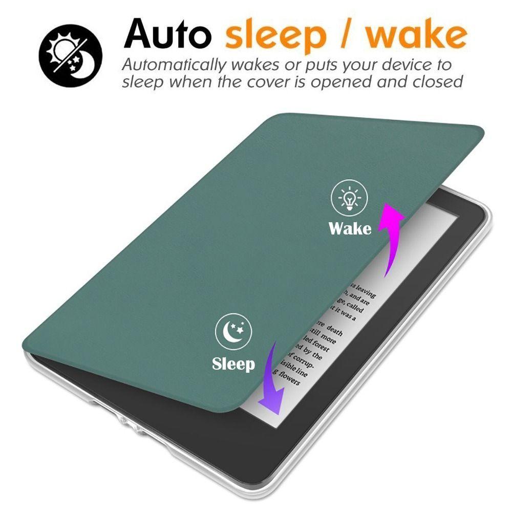 6 inch C2V2L3 Protective Cover Acrylic Folio Funda eReader Case for Kindle 2024 (12th Generation)