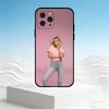 H-Hailey Bieber Phone Case For iPhone 17,16,15,14,13,12,11 Plus,Pro Max,SE4Soft Silicone Black Cover