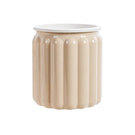 Self Watering Planter Plastic Plant Pot with Inner Pot Modern Decorative Flower Pot for All House Plants Flowers Herbs African Violets