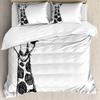 Animal Giraffe Duvet Cover 3D Digital Printing Three-Piece Bedding Set