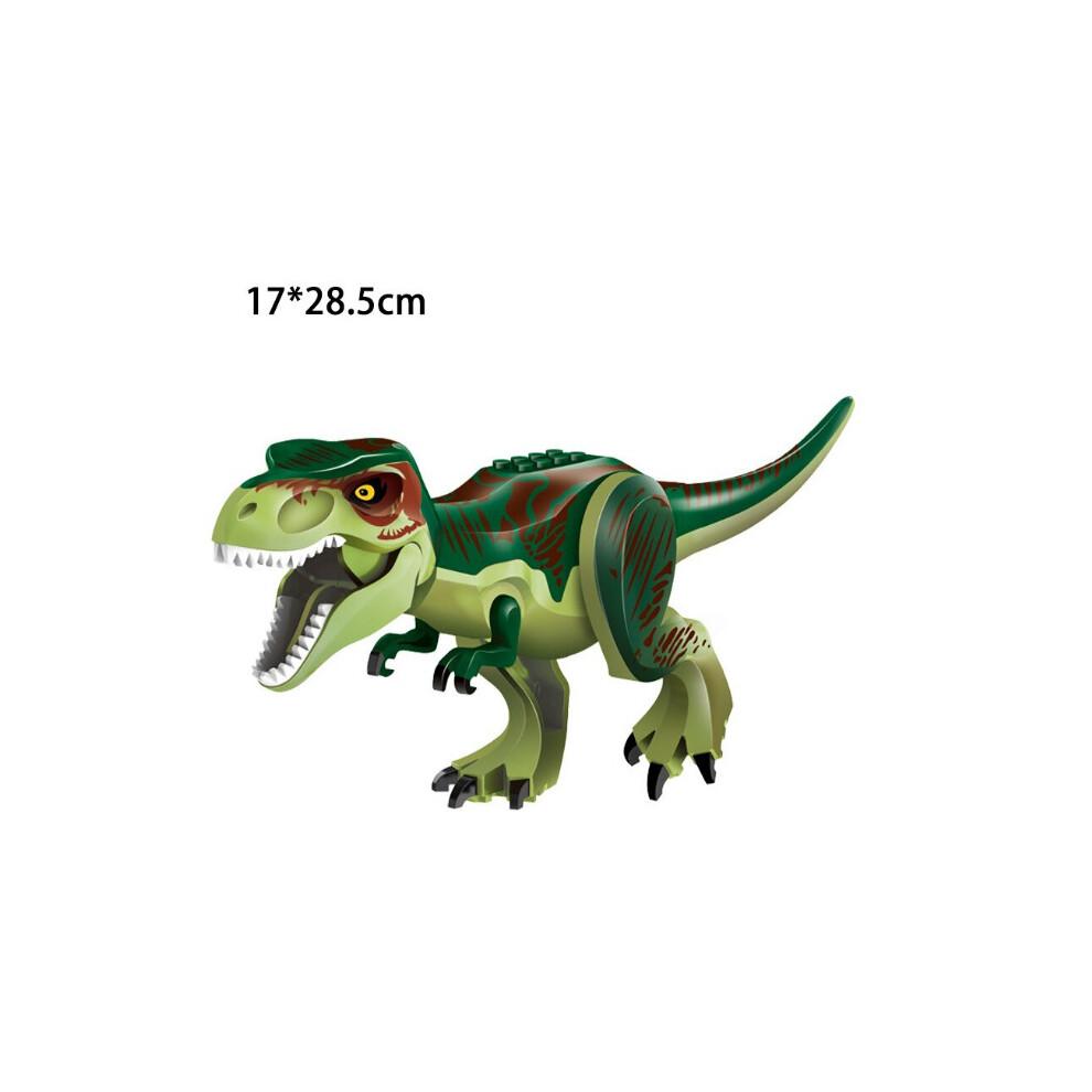 12 PEÇAS Blocos de Construção de Dinossauros Jurássicos Quebra-Cabeça de Partículas Grandes Desmontagem Animal Rex Tiranossauro Rex Tourossauro Compatível com Lego