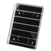 Acrylic Display Case 240x345x48mm 6 Tier Wall Mounted Transparent Cutting Tool Display Shelf