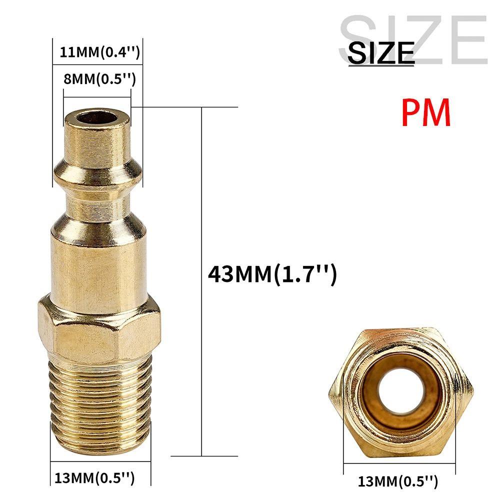

1 шт. Інструмент для швидкого з’єднання 1/4 NPT Фітинг для шланга повітропроводу Швидкоз’ємний з’єднувальний адаптер Інструмент для з’єднання компресора з загартованої сталі