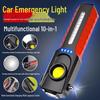 Multifunctional Car Hammer and Super Bright Flashlight for Emergency and Auto Maintenance