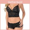 Women Sexy Lingerie Corset Lace Push Up Vest Top Bra And Pant Set Underwear Charm For Elegant Nights