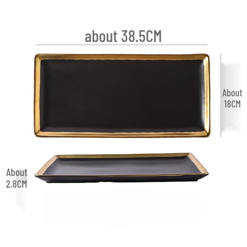 Shangqi Retro Irregular Ceramic Serving Plate