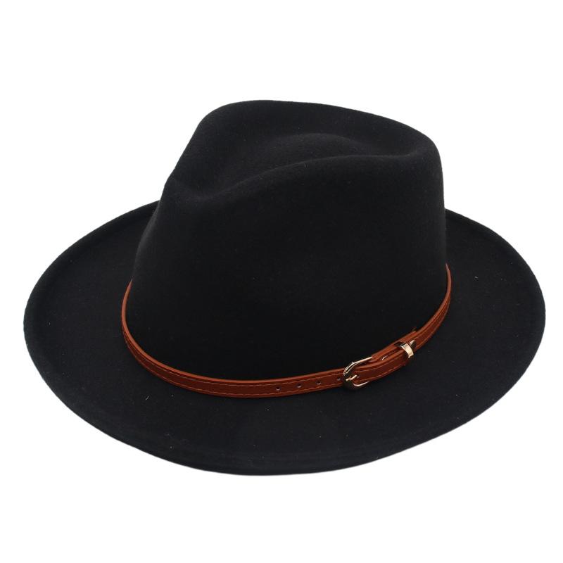 Foreign Trade New Fedora Fedora Classic Top Hat Men'S And Women'S Jazz Hat Party Ceremony Suit With Hat