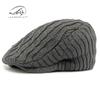 Retro Wool Beret Women's Autumn and Winter Knitted Hat Fleece Warm Cap Casual Forward Hat Men