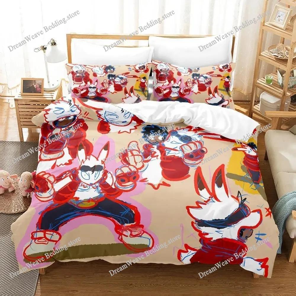 Summer Wars Luxury Bedding Set Japan Anime Cartoon Duvet Cover Set Comforter Bedspread Twin Single Size Printed Home Textile741