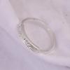 Minimalist Silver Leaf Ring with Cubic Zirconia, Dainty Nature Inspired Band, CZ Stackable Ring, Everyday Jewelry, Gift for Her.