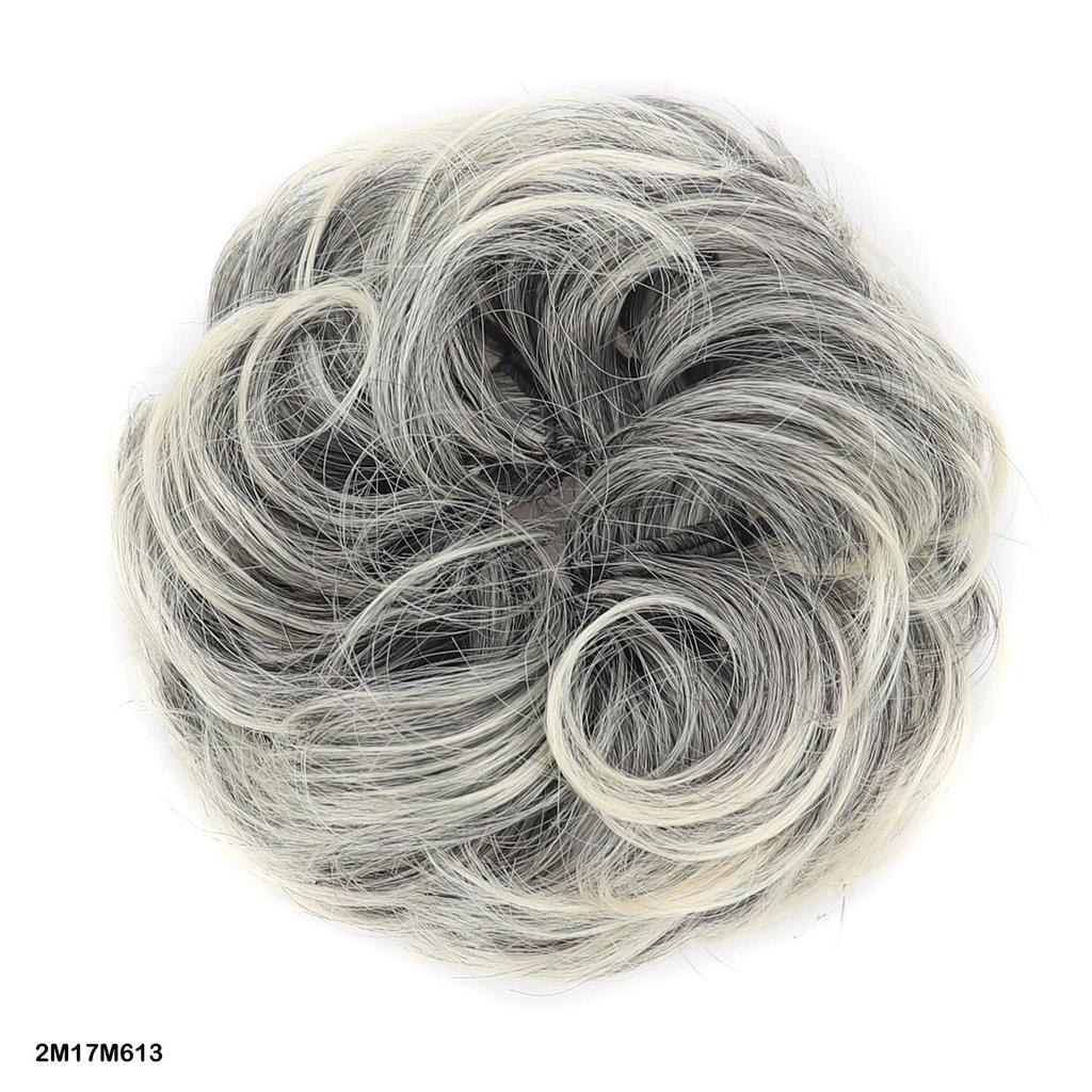 Syntetický rozcuchaný drdol Vlasové příčesky Styl ptačího hnízda pro ženy - Nadýchaný Vlnitý Kudrnatý Chignon Nastavitelný Design