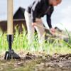 Grass Pulling Tool, Standing Weeding Tool, Foot Platform Design, 4-claw Steel Head Weeding Tool, Garden Manual Weeding Tool
