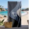 Toalla de Playa con Estampado de Fútbol del Derby County, Toalla Grande Suave de Secado Rápido para Playa, Camping, Natación