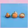 Zakka Resin Craft Figurine With Orange Cat And Panda For Gift And Collection