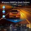 In Car, Out of Car, Rear of Car 3 Recording 1080P Infrared High-definition Driving Recorder
