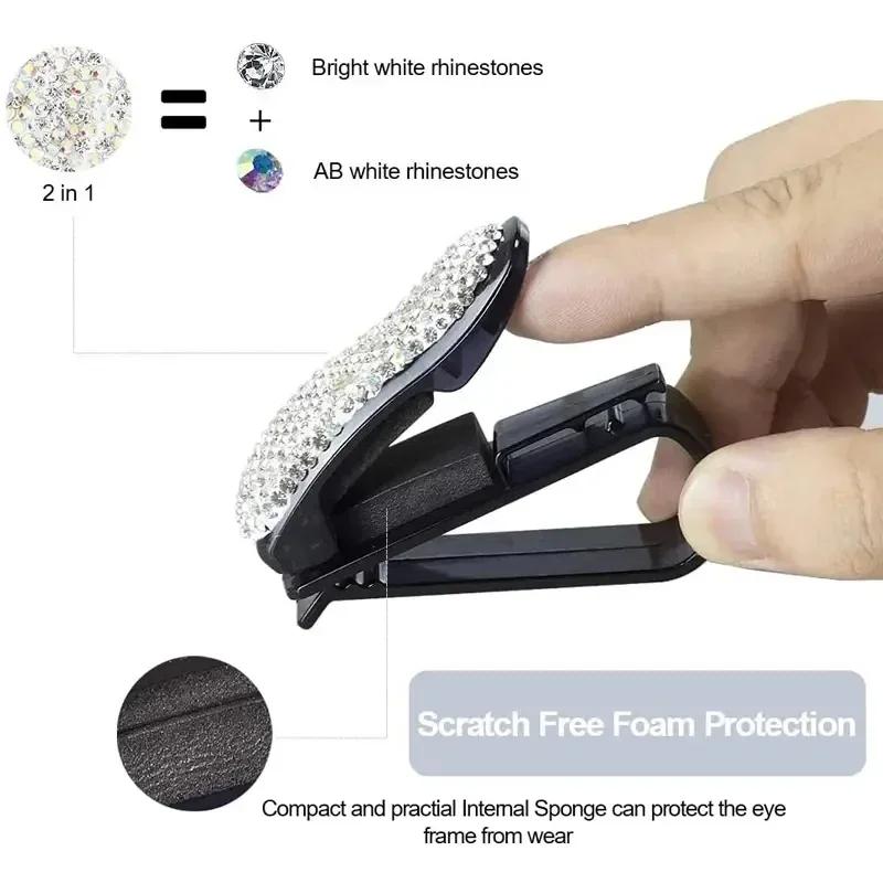 Universal Car Glasses Case Auto Sun Visor Glasses Holder Sunglasses Clip Card Ticket Holder Pen Case Clip Box Accessories