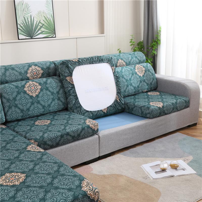 Elastic Sofa Seat Cover for Living Room Soft Couch Cover Full Wrap Backrest Cover Cushion Cover
