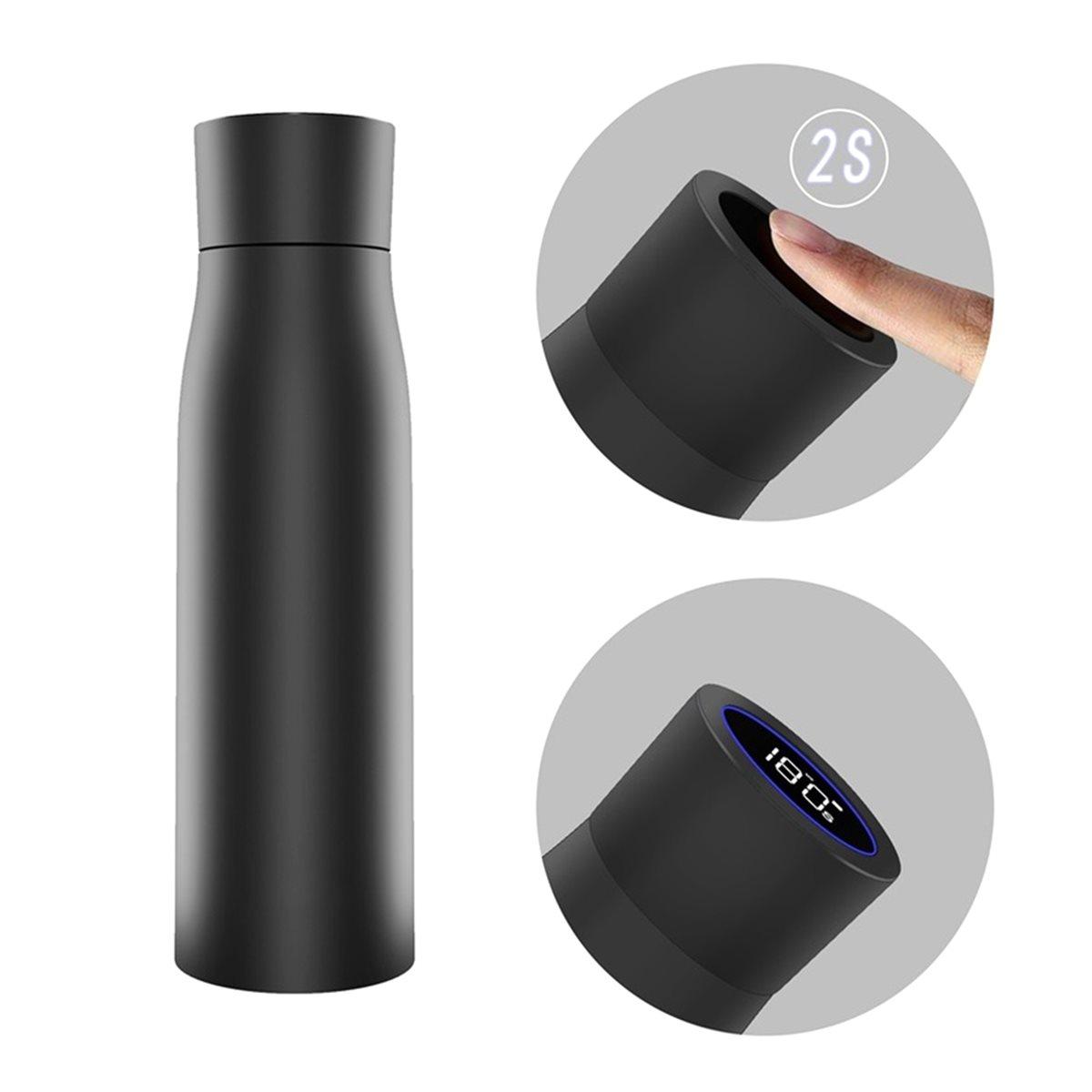 

Digital Smart Water Bottle Ultraviolet Self-Cleaning Portable Vacuum Cup Touch Screen Cup with Temperature China Mainland