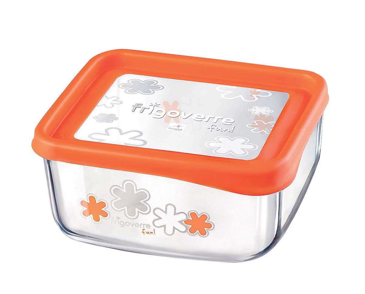 

Bormioli Rocco Frigobert Fan RBR5901 Square, 19cm, Orange, 3.88820.MS7