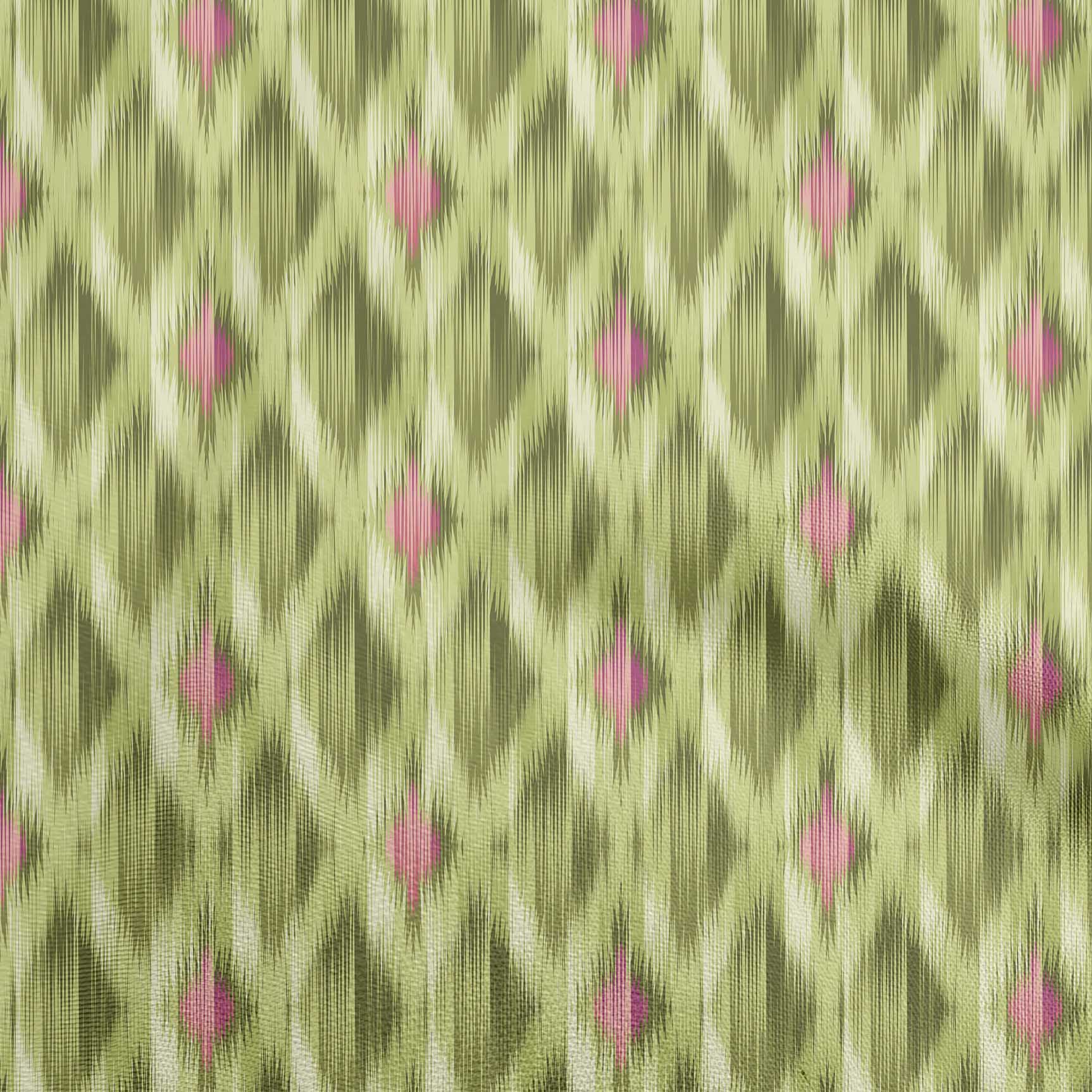 

OneOone Cotton Flex Light Green Тканина Ikat Швейні Ремісничі проекти Друк на тканині 40 дюймів 42 Inch Wide - Viscose Chiffon лайм-зеленого кольору