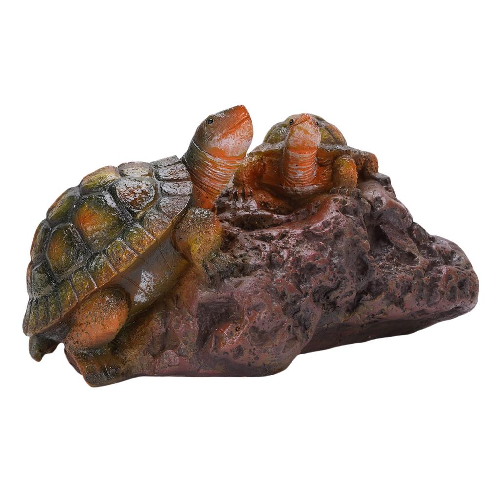 2 Tortoise Ornament Resin Tortoise Decoration Statue for Living Rooms Studies Offices