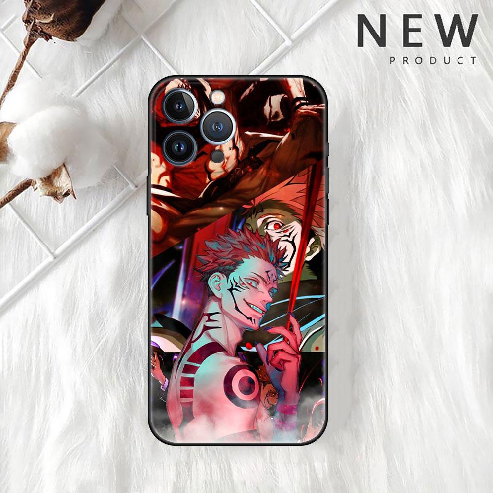 

Чехол Anime Jujutsu Kaisen для Apple iPhone 14 Pro Max 13 11 12 Mini SE 7 8 Plus X XS 6 6S силиконовый чехол для телефона мягкий TPU Funda iPhone 6 6S Plus