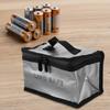 Portable Lipo Safety Bag Waterproof Explosion-Proof Battery Fireproof Handbag Double Zipper Top Handle Lipo Protective Case