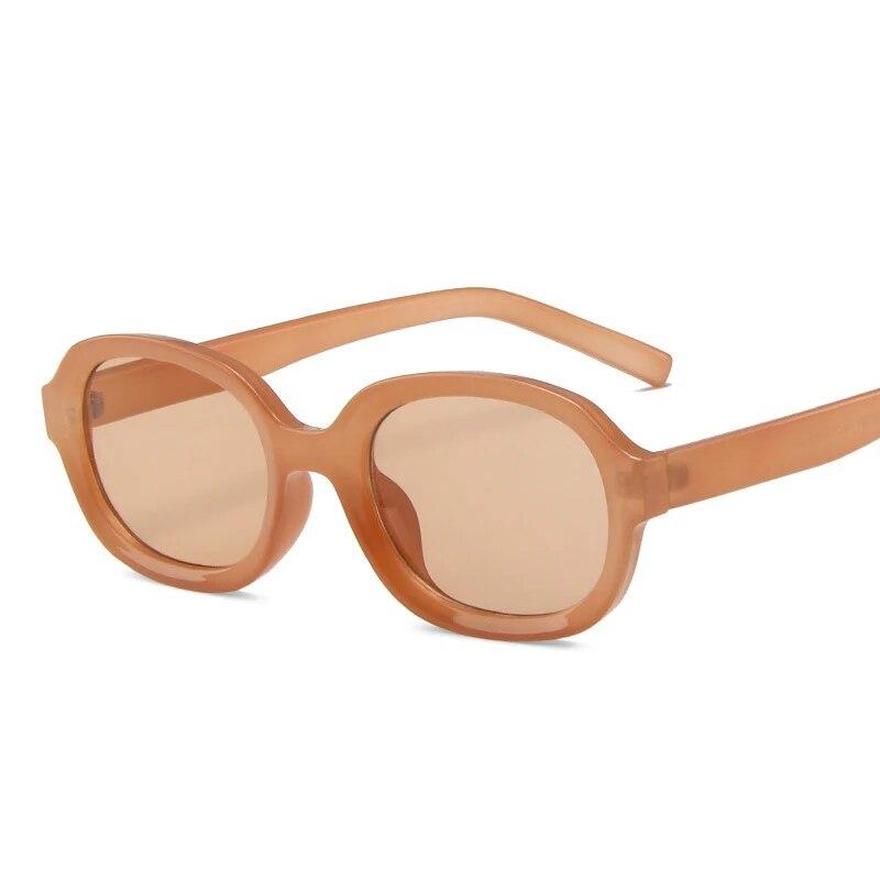 New Trend European and American Sunglasses Male Retro Sunglasses Concave Oval Glasses Sunglasses Women Sun Glasses