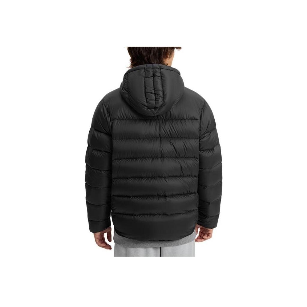 Under Armour Core Down Training Fashion Versatile Hooded Down Jacket Men Jacket Black 6001970-001