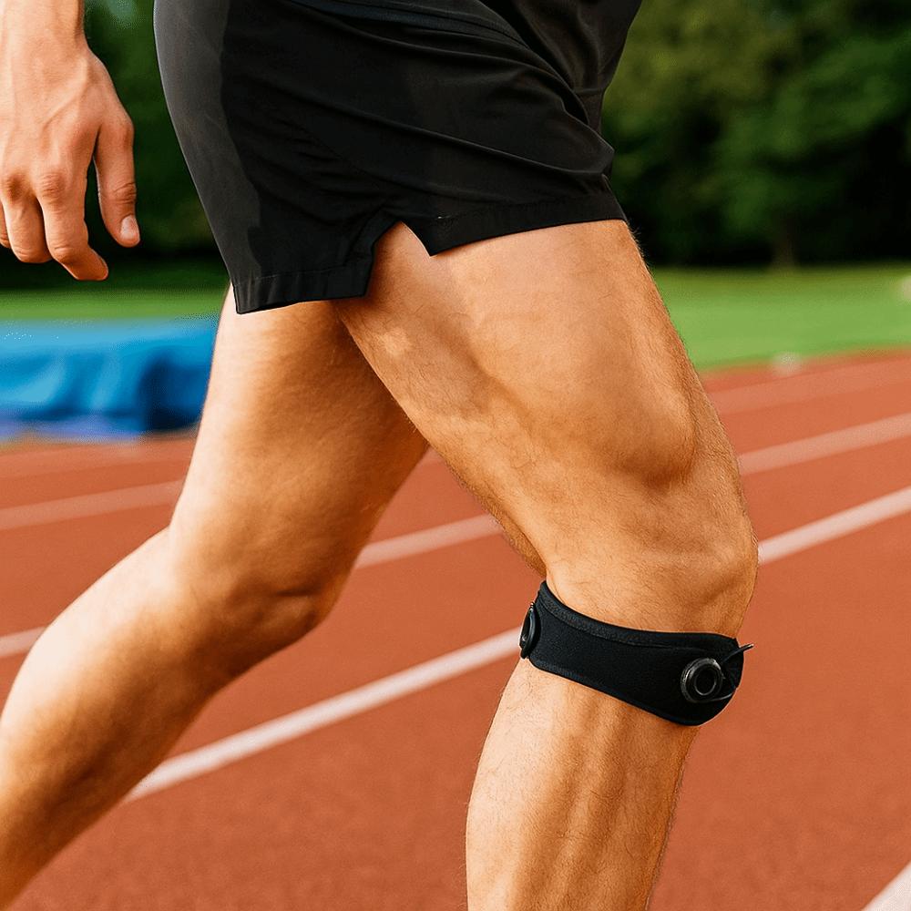 Adjustable Knob Sports Knee Guard Band Protecting Meniscus Patellar Strap Knee Brace  Basketball