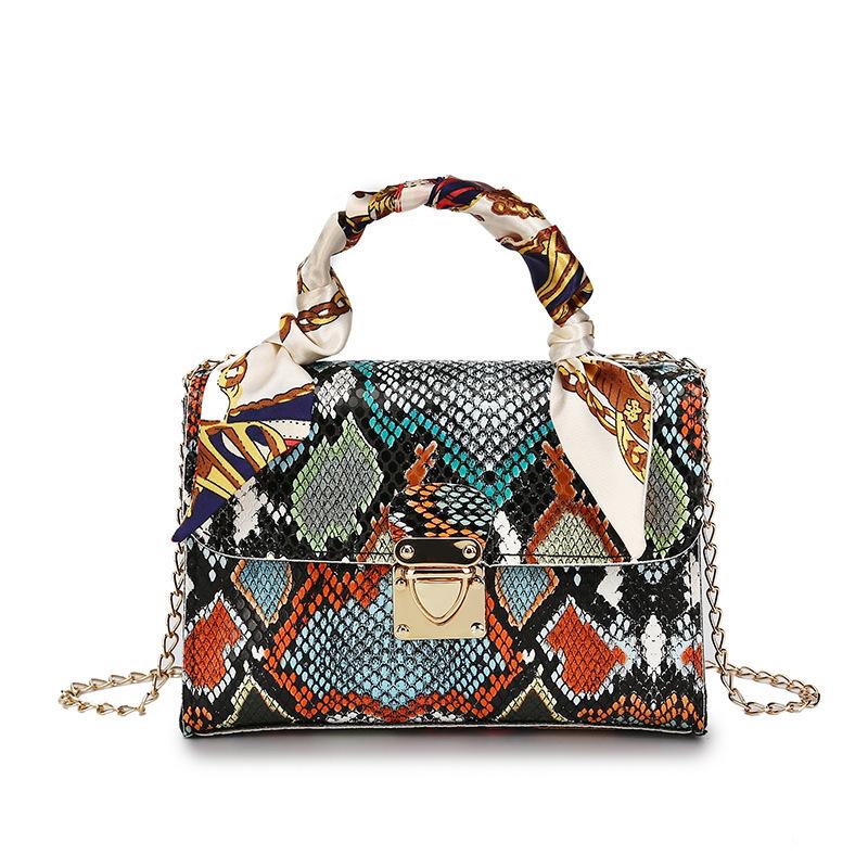 mini snakeskin bag