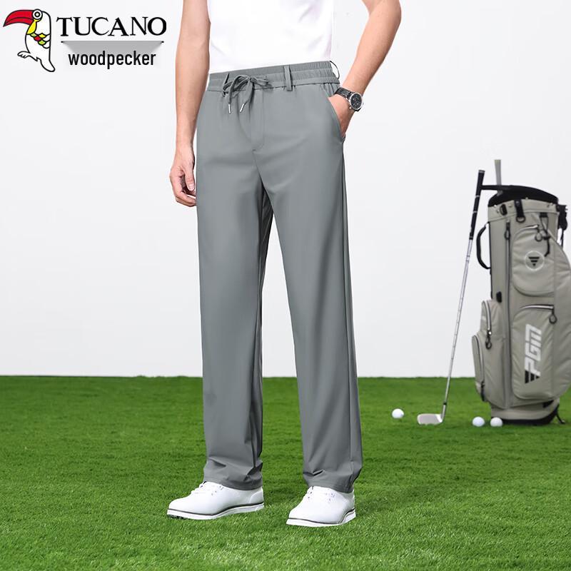 TUCANO Men s Straight-Leg Ice Silk Casual Pants 3XL