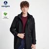 Men's Hooded Waterproof Mid-Length Outdoor Jacket