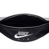 Nike Polyester Crossbody Bag, Fanny Pack Regular Unisex Black Gray Casual CW9263-010