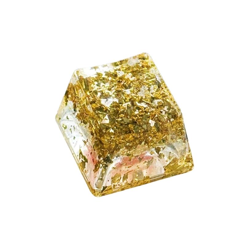 OEM Height Resin Keycap Featuring Color Foil Backlight for Mechanical Keyboards for Gamers and Collectors