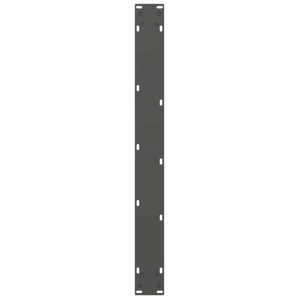 Vidaxl Nogi Do Stolika Kawowego, Antracyt, 2 Szt., 70X(72-73) Cm, Stal