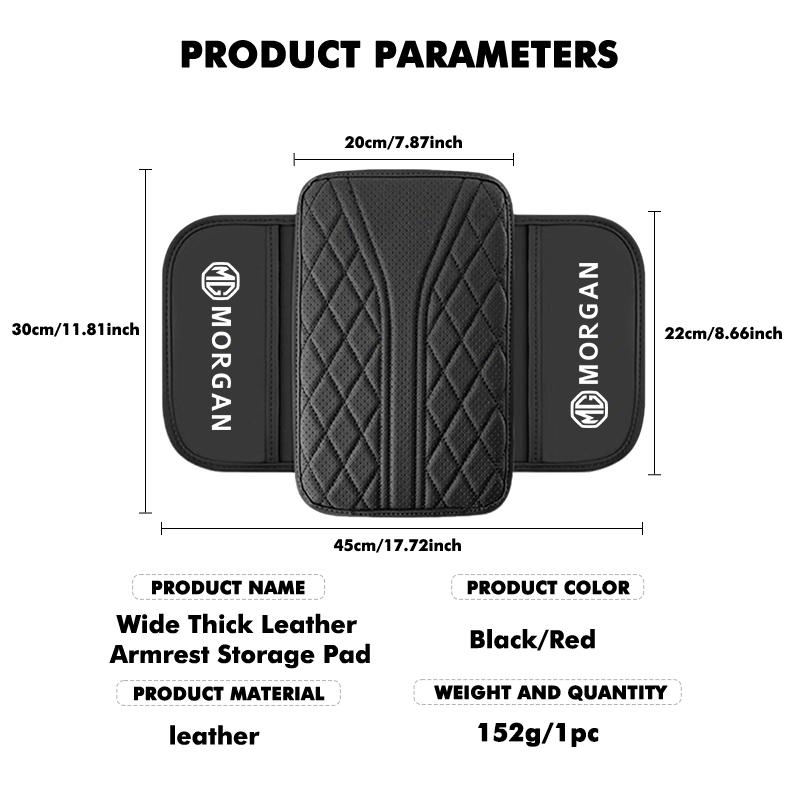 Universal Car Seat Armrest Center Console Pad Auto Arm Rest Mat For MG ZS GS 3 6 5 7 Morgan HS ZS ZX Gundam
