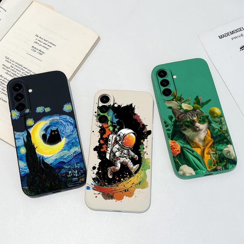 Phone Case For Samsung Galaxy A57 A37 A27 5G Cheerful Design Patterns Full Coverage Bumper For Samsung A 27 Soft Smooth Housing