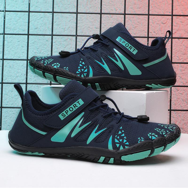 

Парные туфли для рыбалки на открытом воздухе, плавания, забродной обуви, обуви для ручья, обуви с пятью пальцами, легкой, быстросохнущей, мужской и женской пляжной обуви 47 темно-синий