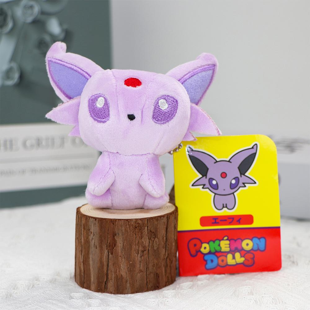 Eevee Umbreon Sylveon Espeon Vaporeon Plush Toys Sylveon Keychain Gengar Duskull Haunter Flareon Stuffed Peluche Doll Gifts Kids