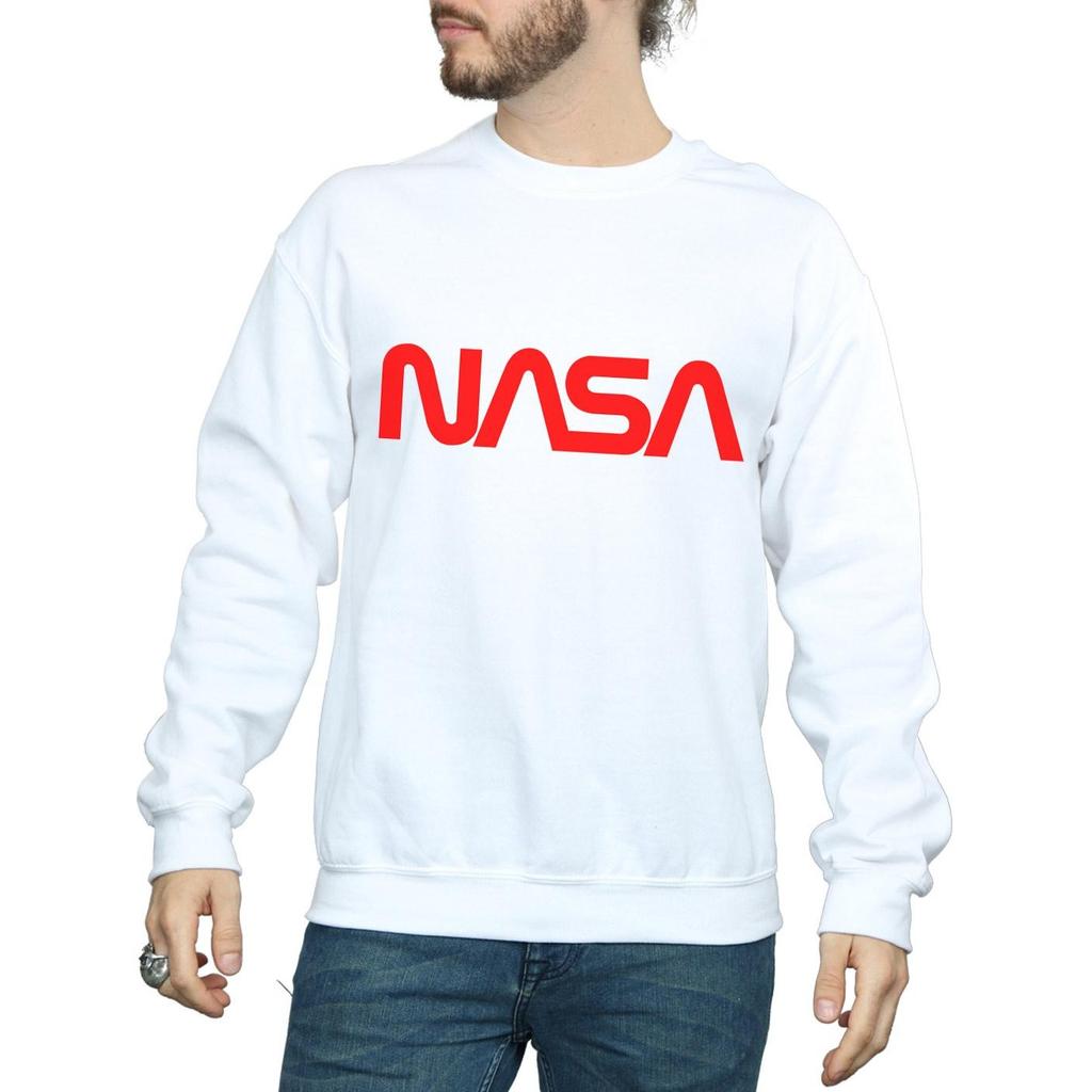 NASA Mens Modern Logo Sweatshirt