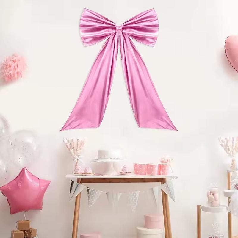 Striking Atmosphere Decoration Satin Bow Decorations For Birthday Baby Shower Wedding Parties Elegant Room Backdrop For Girls