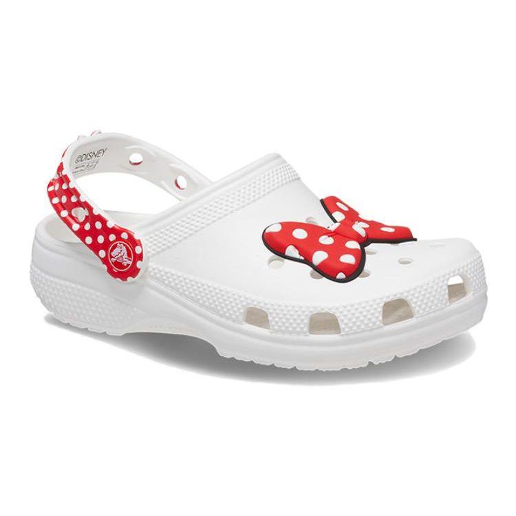 Crocs Classic Clog Disney Minnie Mouse (TD) Kids Sneakers White Red 208710-119