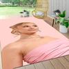 Pink Elegance Portrait Carpet Rug Soft Washable Antislip Home Living Room Sofa Mats Personalized Christmas Rug