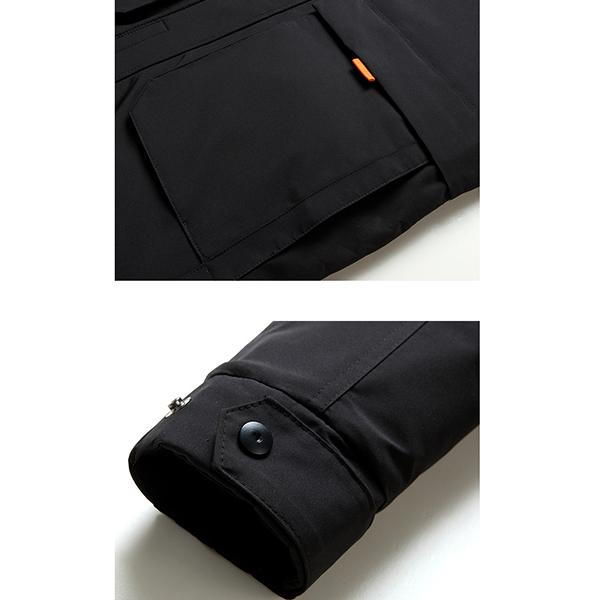 Новая осенне-зимняя мужская толстая куртка на белом утином пуху для мужчин и женщин — фото 7